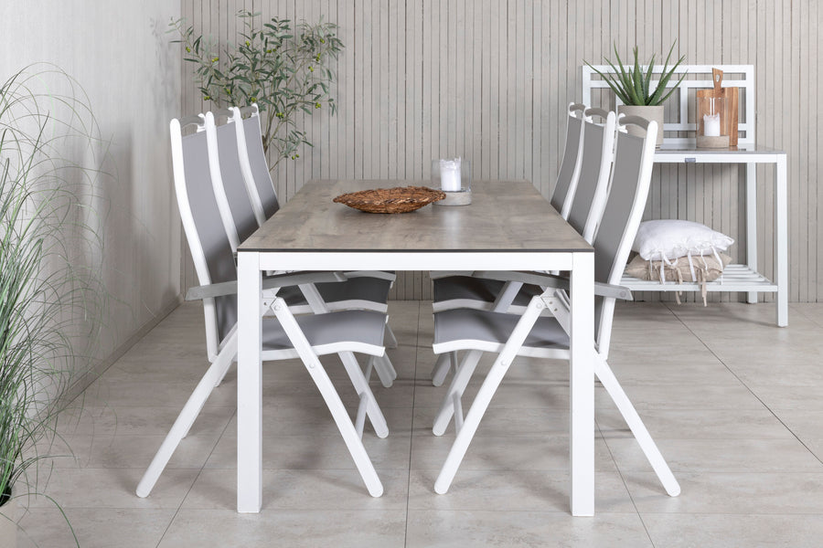 Spisegruppe Llama med stolene Albany 