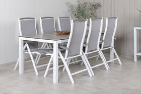 Spisegruppe Llama med stolene Albany 