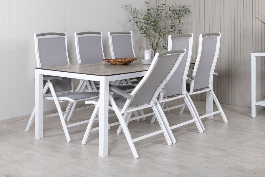 Spisegruppe Llama med stolene Albany 