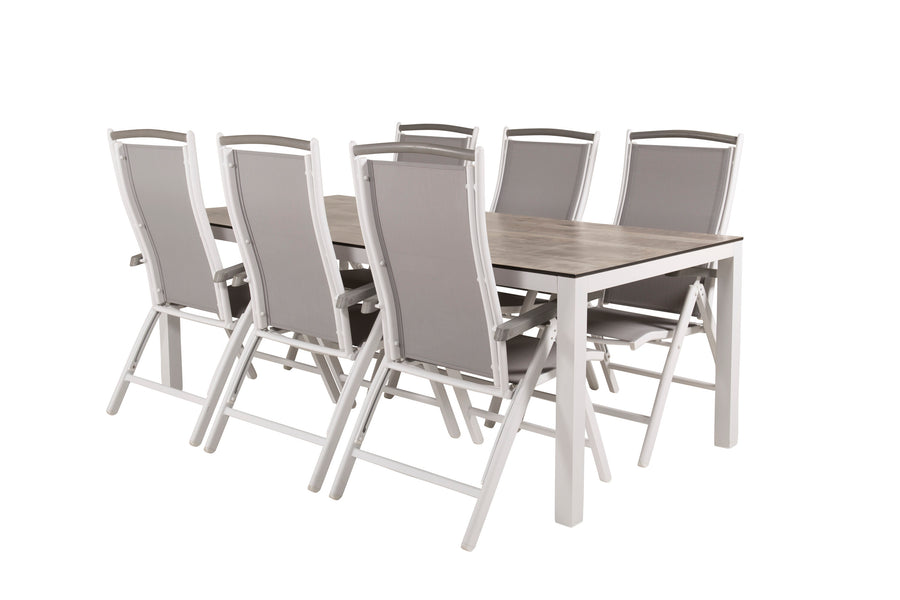 Spisegruppe Llama med stolene Albany 