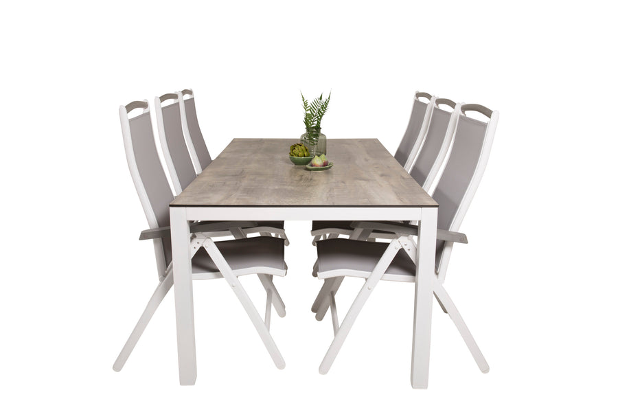 Spisegruppe Llama med stolene Albany 