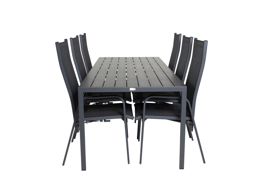 Ensemble repas Break avec les chaises Copacabana 