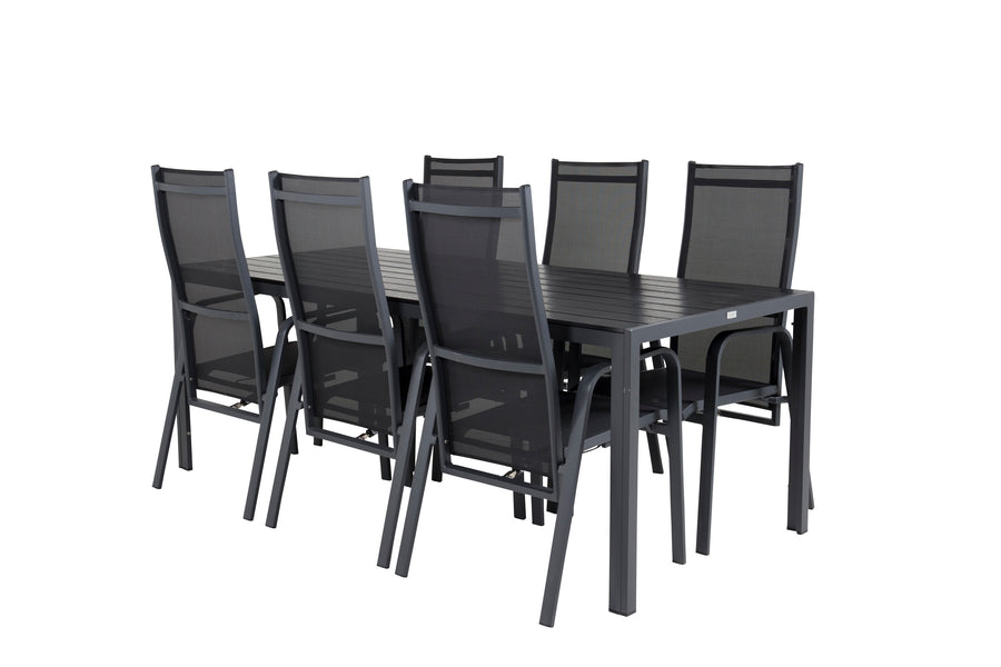 Ensemble repas Break avec les chaises Copacabana 