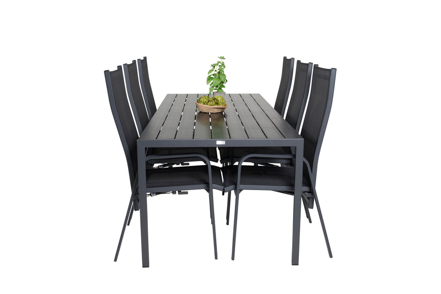 Ensemble repas Break avec les chaises Copacabana 