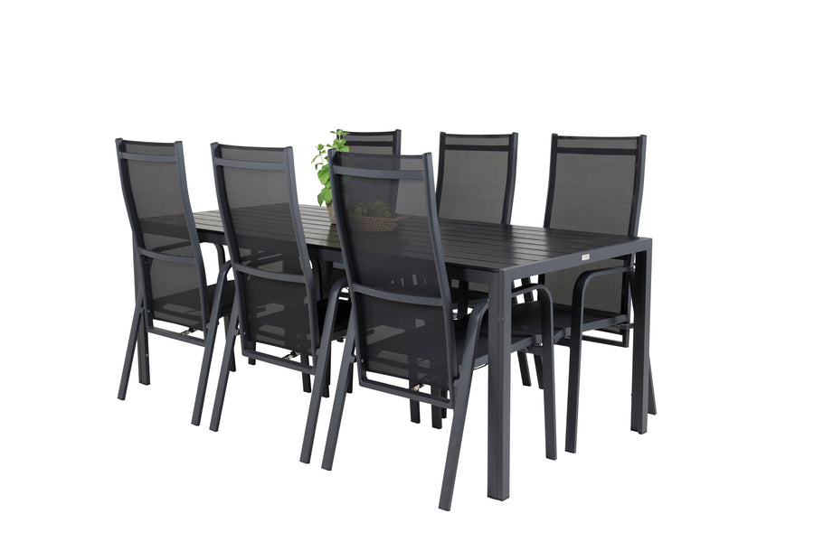 Ensemble repas Break avec les chaises Copacabana 