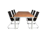 Matgrupp Zenia med stolarna Bois