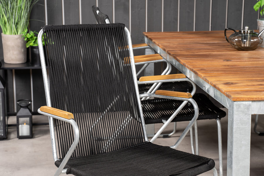 Matgrupp Zenia med stolarna Bois