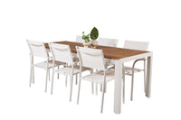 Spisegruppe Bois med stolene Santorini 