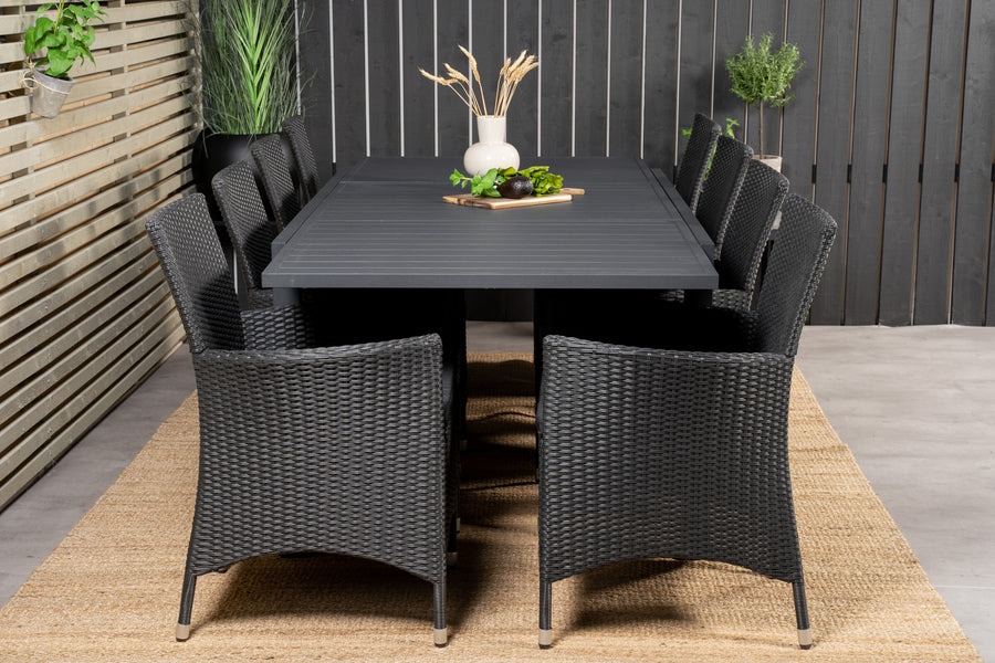 Spisegruppe Marbella med stolene Knick 