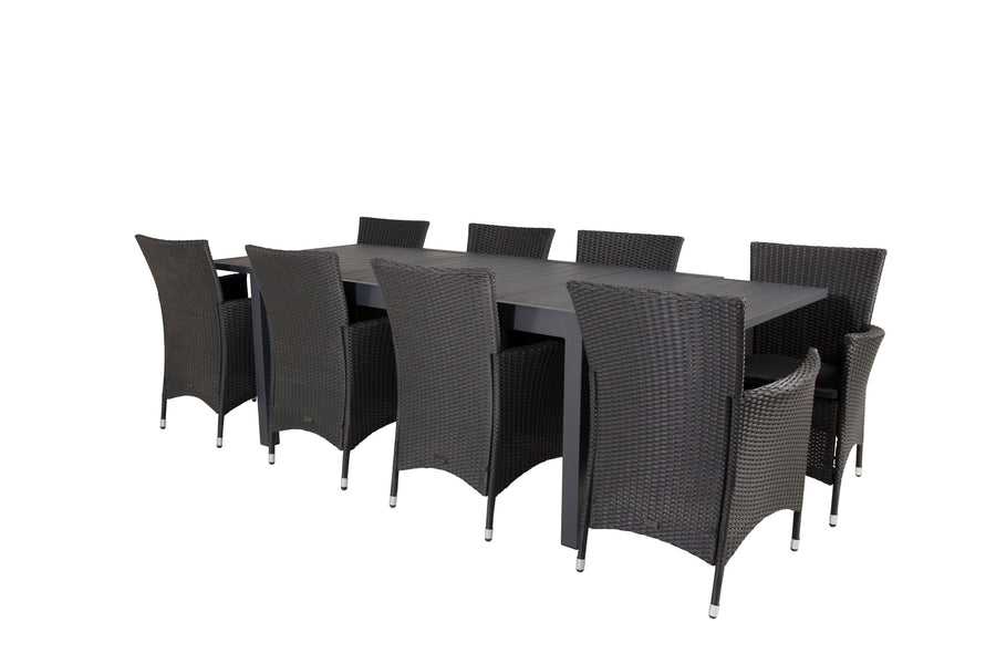Spisegruppe Marbella med stolene Knick 