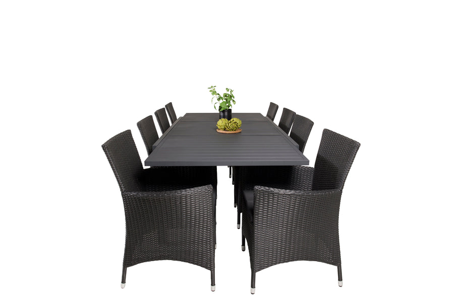 Spisegruppe Marbella med stolene Knick 
