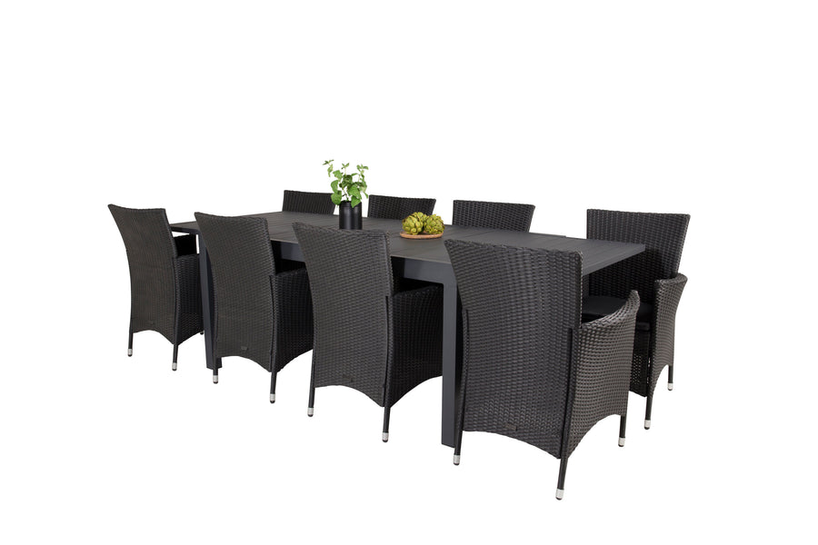 Spisegruppe Marbella med stolene Knick 