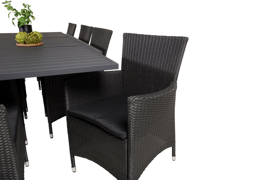 Spisegruppe Marbella med stolene Knick 