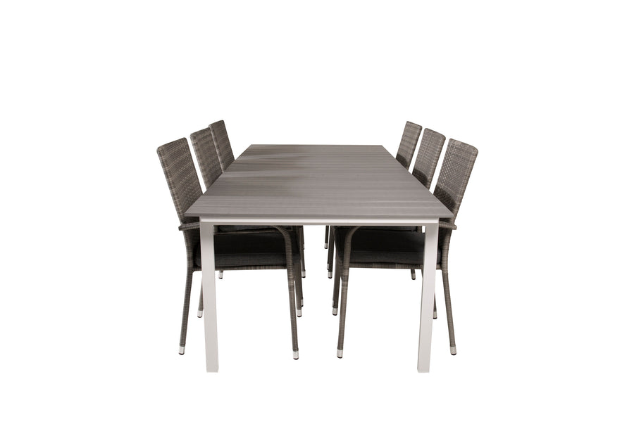 Levels Rektangulær Spisegruppe 
