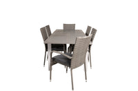 Spisegruppe Albany med stolene Anna 