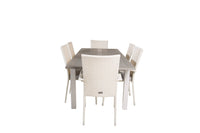 Spisegruppe Albany med stolene Anna 