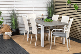 Spisegruppe Albany med stolene Anna 