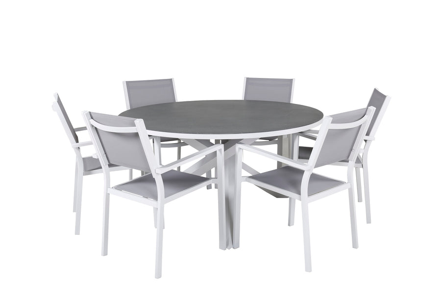 Ensemble de repas rond Copacabana 