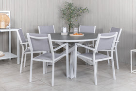 Ensemble de repas rond Copacabana 