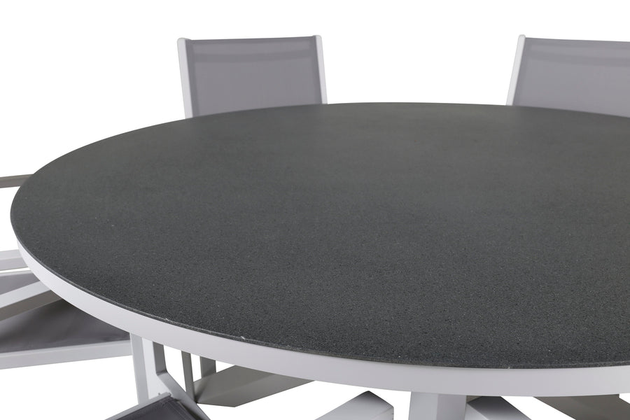 Ensemble de repas rond Copacabana 