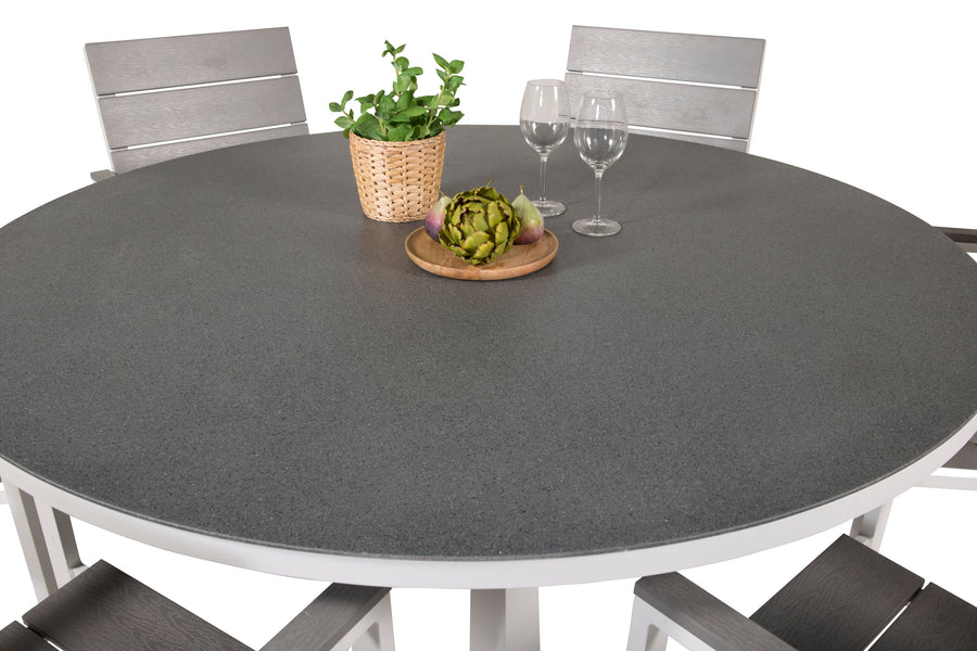 Ensemble de repas rond Copacabana 