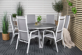 Ensemble de repas rond Copacabana 