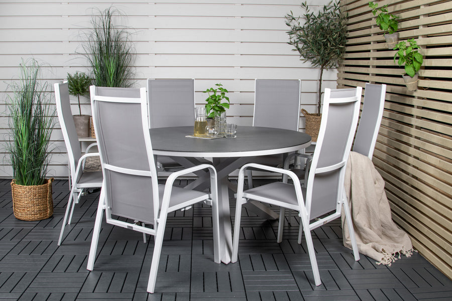 Ensemble de repas rond Copacabana 