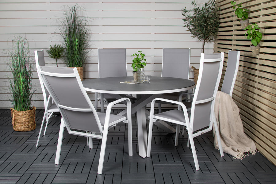 Ensemble de repas rond Copacabana 