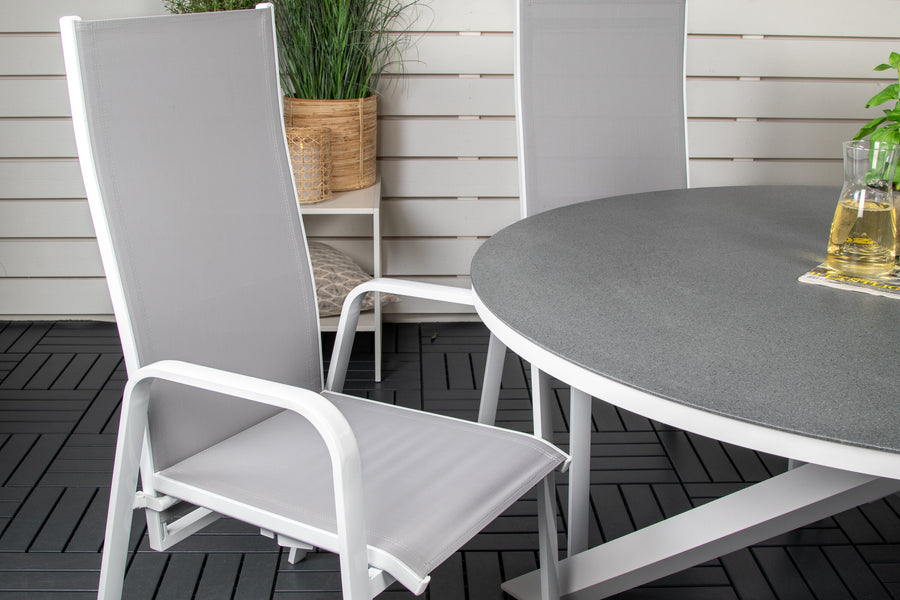 Ensemble de repas rond Copacabana 