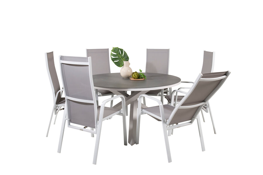 Ensemble de repas rond Copacabana 