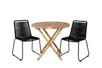 Ensemble de repas Cane avec les chaises Lindos 