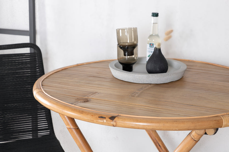 Ensemble de repas Cane avec les chaises Lindos 