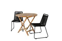 Ensemble de repas Cane avec les chaises Lindos 