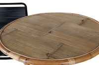 Ensemble de repas Cane avec les chaises Lindos 
