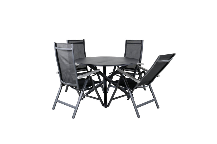 Ensemble de repas rond Alma 