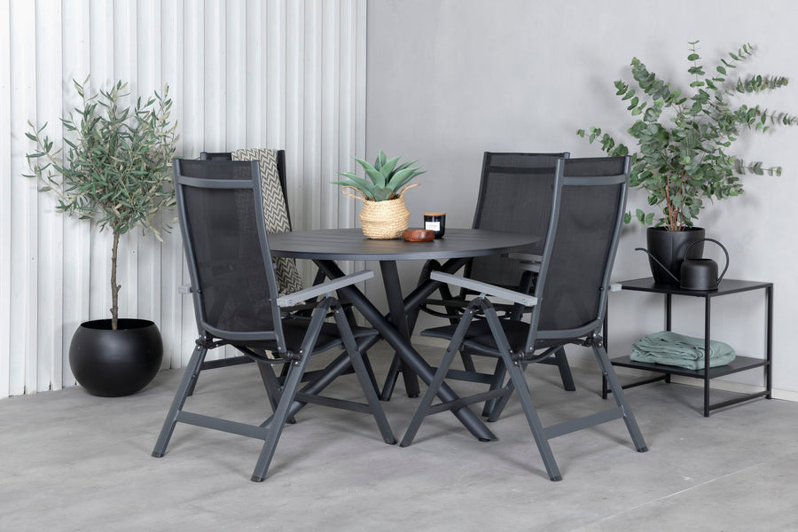 Ensemble de repas rond Alma 