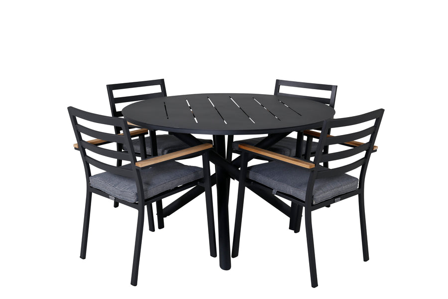 Ensemble de salle à manger rond Alma 