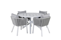 Ensemble repas Alma avec les chaises Virya 