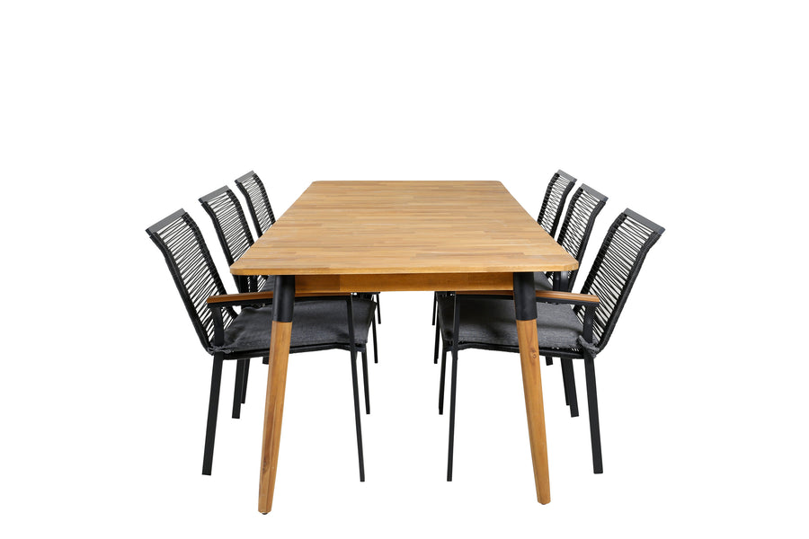 Julian Rektangulær Spisegruppe 