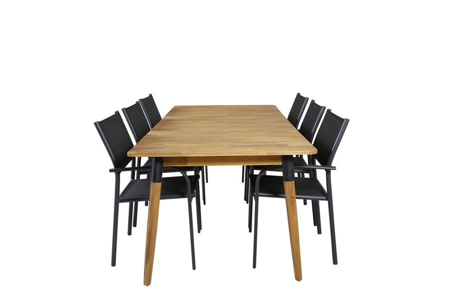 Julian Rektangulær Spisegruppe 