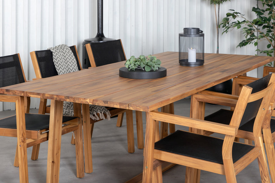 Ensemble de salle à manger Plankton avec chaises Venice