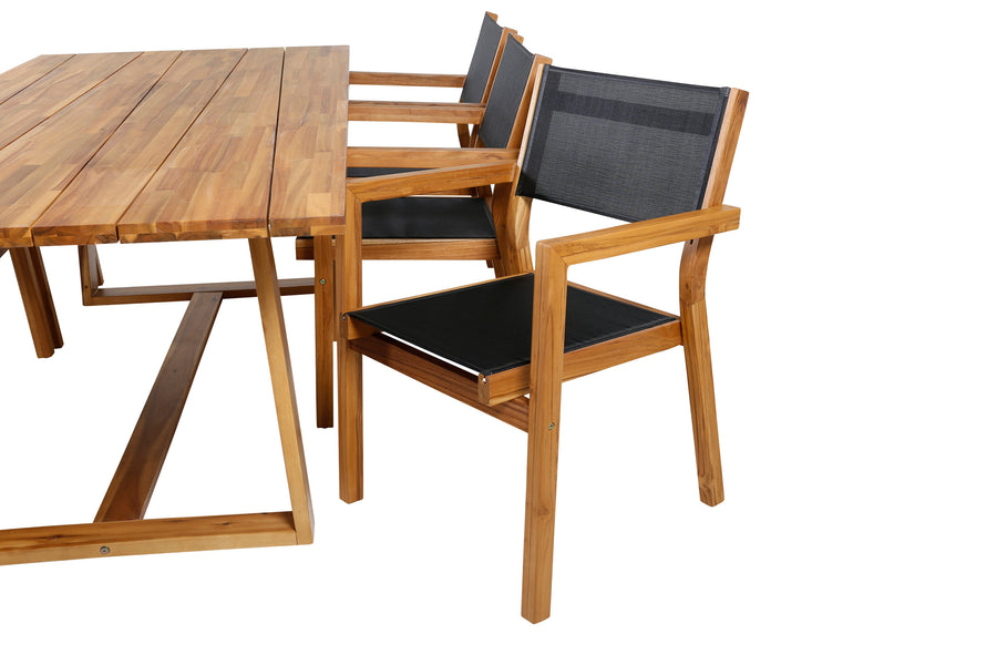 Ensemble de salle à manger Plankton avec chaises Venice