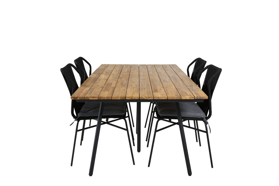 Chan Rektangulær Spisegruppe 