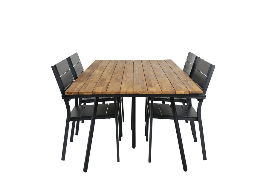 Chan Rektangulær Spisegruppe 