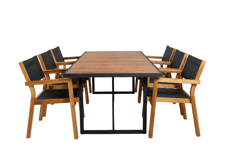 Spisegruppe Khung med stolene Venice 