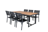 Rektangulært rammespisegruppe 