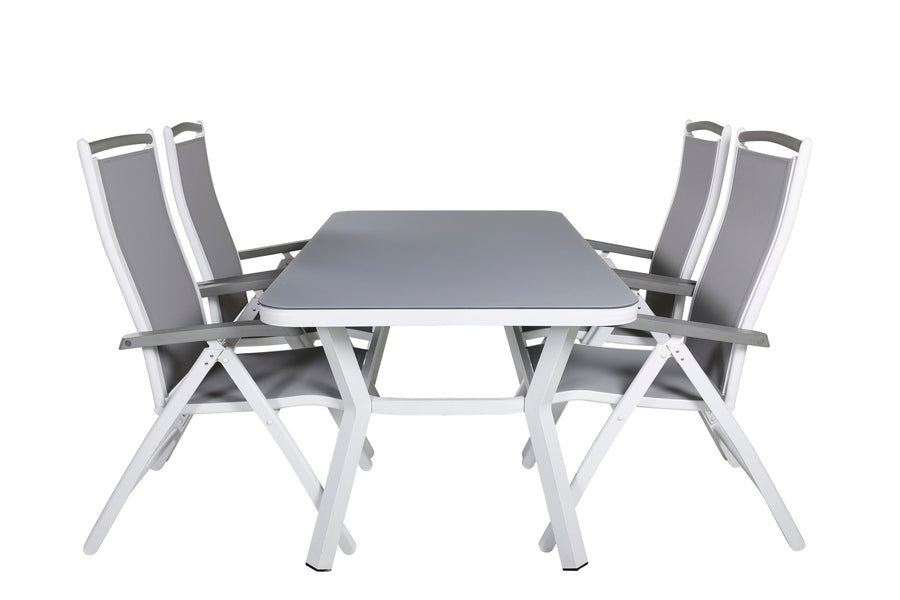 Spisegruppe Virya med stolene Albany 