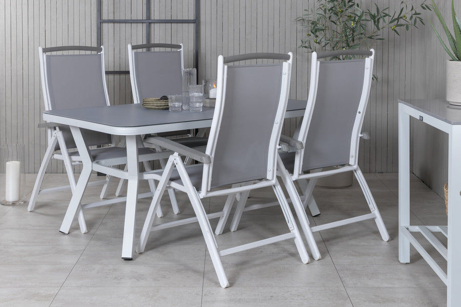 Spisegruppe Virya med stolene Albany 