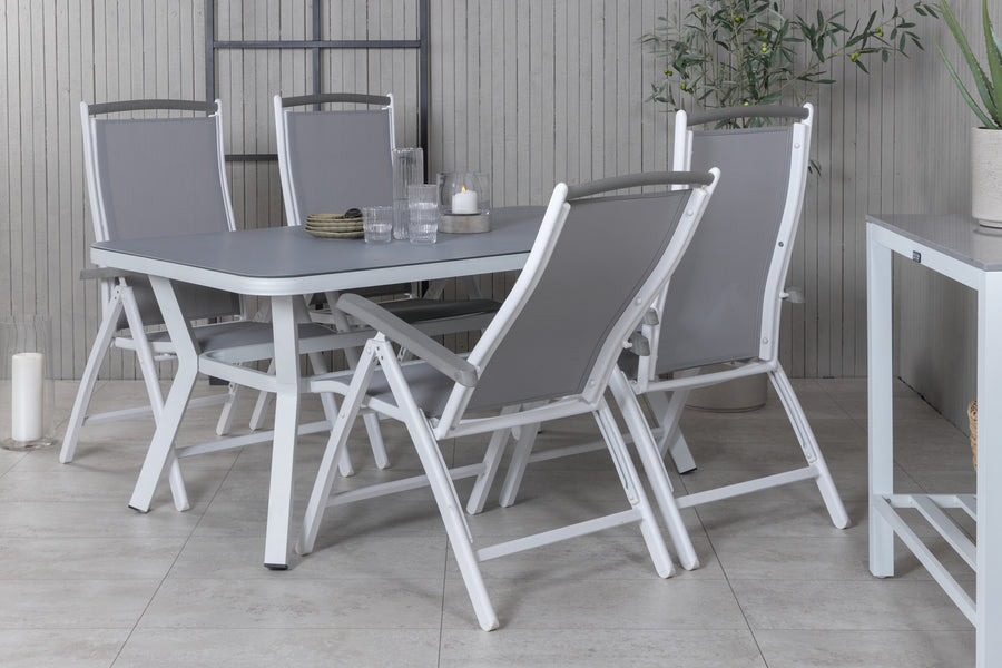 Spisegruppe Virya med stolene Albany 