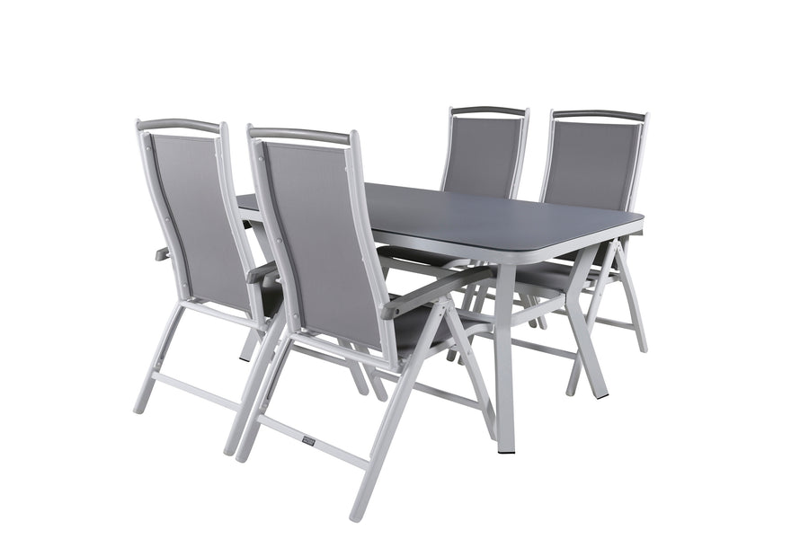 Spisegruppe Virya med stolene Albany 